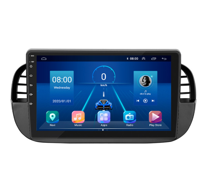 Штатна магнітола Fiat 500 2007-2015 Element 6/128 4G CarPlay