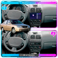 Штатна магнітола Hyundai Accent 2002-2005 Element Prime 4/64 CarPlay 4G