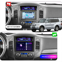 Штатна магнітола Mitsubishi Pajero 2014- Element Prime 4/64 CarPlay 4G