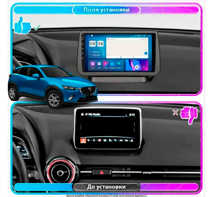 Штатна магнітола Mazda CX-3 2018- Element Prime 4/64 CarPlay 4G