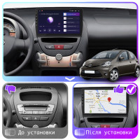 Штатна магнітола Toyota Aygo 2012-2014 Element Prime 2/32 4G CarPlay