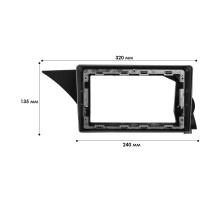 Перехідна рамка Mercedes Benz GLK Class X204 2012-2015 (7579)