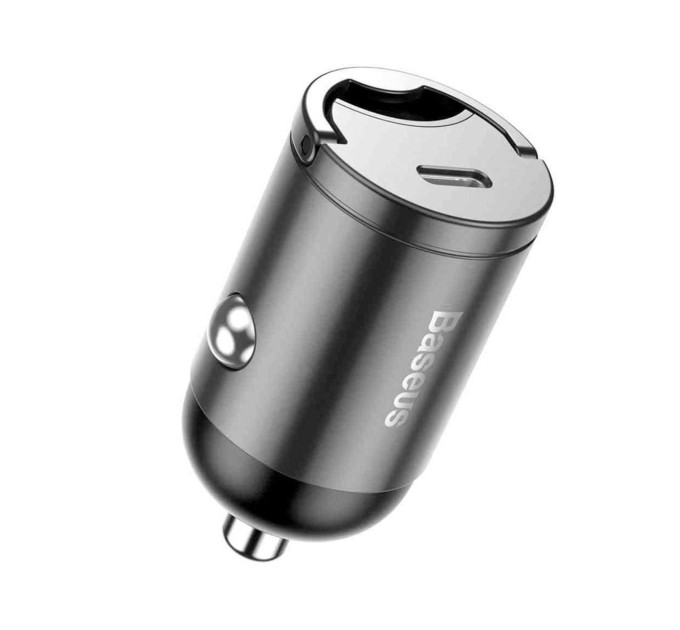 Автомобільний зарядний пристрій Baseus Tiny Star Mini PPS Car Charge Type-C Port 30W Gray