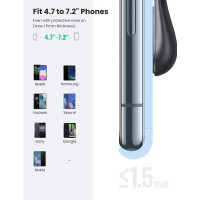 Автотримач для телефона UGREEN LP290 Waterfall Magnetic Phone Holder (UGR-80712B)