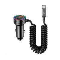 Автомобільний зарядний пристрій Usams US-CC167 C33 60W Black