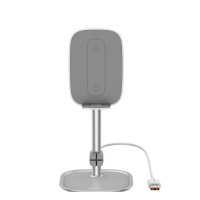 Тримач для мобiльного Baseus Literary Youth Desktop Bracket Silver