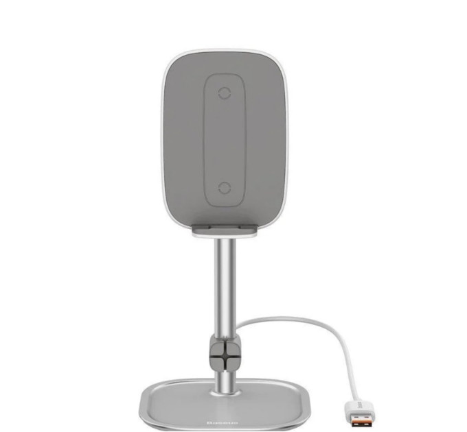 Тримач для мобiльного Baseus Literary Youth Desktop Bracket Silver