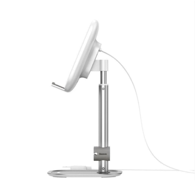 Тримач для мобiльного Baseus Literary Youth Desktop Bracket Silver