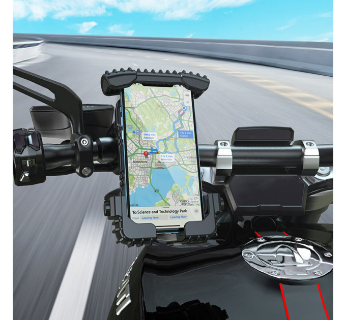 Велотримач для мобільного ACEFAST D15 bicycle holder Black