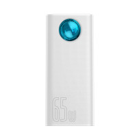 Повербанк Baseus Amblight Digital Display Fast Charge Power Bank 30000mAh White