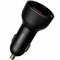 Автомобільний зарядний пристрій Baseus Superme Digital Display PPS Dual Quick Charger Car Charger Black