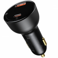 Автомобільний зарядний пристрій Baseus Superme Digital Display PPS Dual Quick Charger Car Charger Black