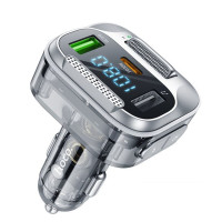 FM-трансмітер HOCO E75 Bravery PD30W+QC3.0 car BT Jazz Black