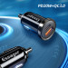Автомобільний зарядний пристрій Essager ECC2Q-WL0A black