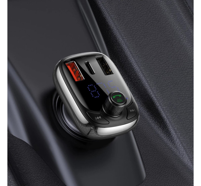 FM-трансмітер Baseus T Shaped S-13 Black
