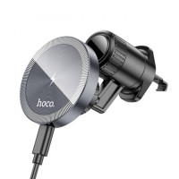 Тримач для мобільного з БЗП HOCO HW6 Vision Black