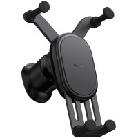 Тримач для мобiльного Baseus Stable Gravitational Car Mount Air (Air Outlet Version) Black