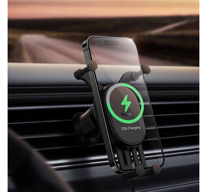 Тримач для мобiльного Baseus SUWX030001 Black