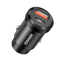 Автомобільний зарядний пристрій Essager ECCAC-TL01 black