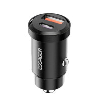 Автомобільний зарядний пристрій Essager ECCAC-TL01 black