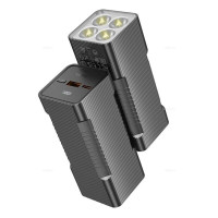 Повербанк HOCO Q15 Flashlight 22.5W 10000mAh Black