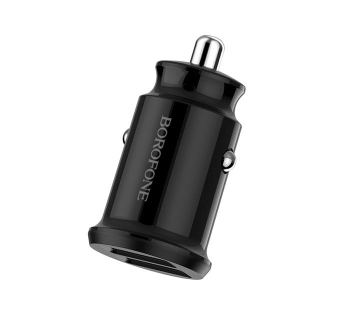 Автомобільний зарядний пристрій BOROFONE BZ8 MaxRide Dual Port Car Charger Black