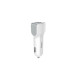 Автомобільний зарядний пристрій HOCO Z23 grand style dual-port car charger set with Micro cable White