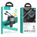 Автомобільний зарядний пристрій HOCO E74 Energy QC3.0 2-in-1 car BT FM transmitter with cable Metal Gray