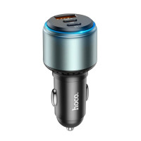Автомобільний зарядний пристрій HOCO NZ9 Galloper 95W three-port (2C1A) Black