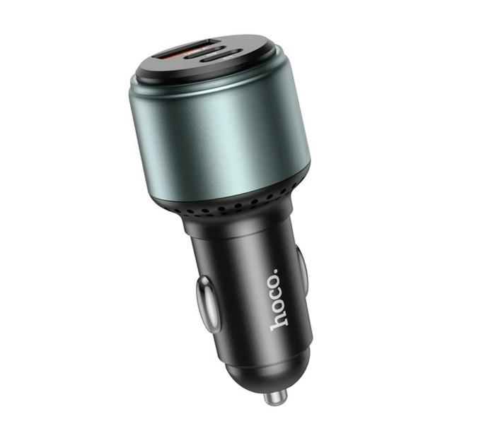 Автомобільний зарядний пристрій HOCO NZ9 Galloper 95W three-port (2C1A) Black