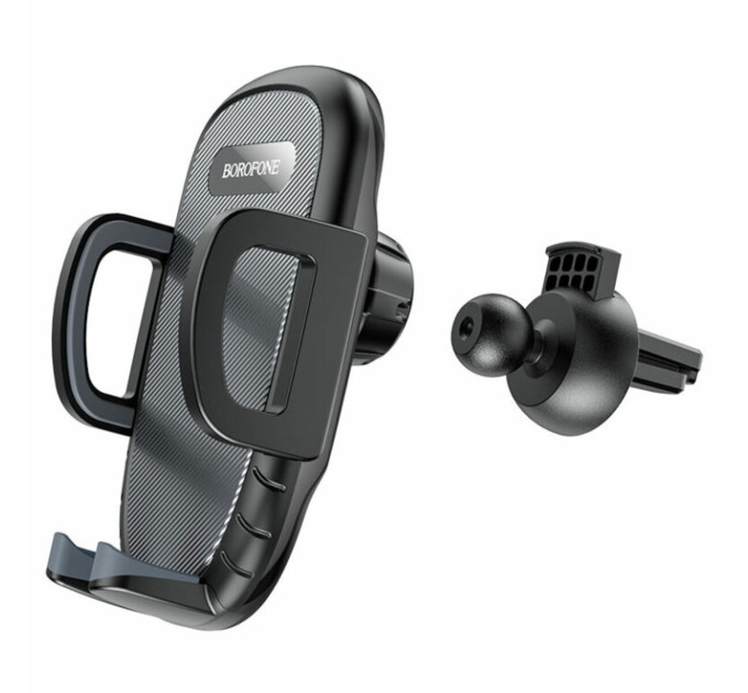 Тримач для мобільного BOROFONE BH52 Windy air outlet car holder Black Grey