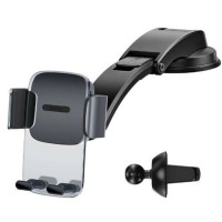 Тримач для мобiльного Baseus Easy Control Clamp Car Mount Holder (A Set) Black