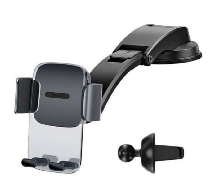 Тримач для мобiльного Baseus Easy Control Clamp Car Mount Holder (A Set) Black