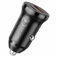 Автомобільний зарядний пристрій BOROFONE BZ18A PD20W+QC3.0 Black