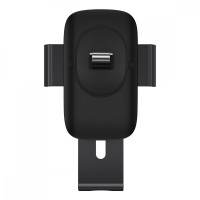 Тримач для мобiльного Baseus Metal AgeⅡ Gravity Car Mount（Air Outlet Version）Black