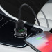 Автомобільний зарядний пристрій HOCO Z39 Farsighted dual port QC3.0 Car charger set(iP) Black