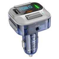 FM-трансмітер HOCO E75 Bravery PD30W+QC3.0 Dark Blue