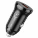 Автомобільний зарядний пристрій BOROFONE BZ18 QC3.0 Black