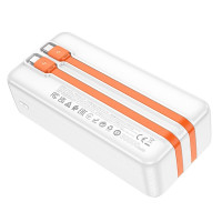 Повербанк HOCO J119B Sharp charger 22.5W+PD20 (30000mAh) White