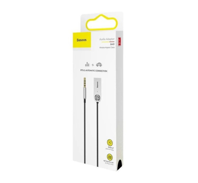 Bluetooth ресивер Baseus BA01 USB Wireless adapter cable Black