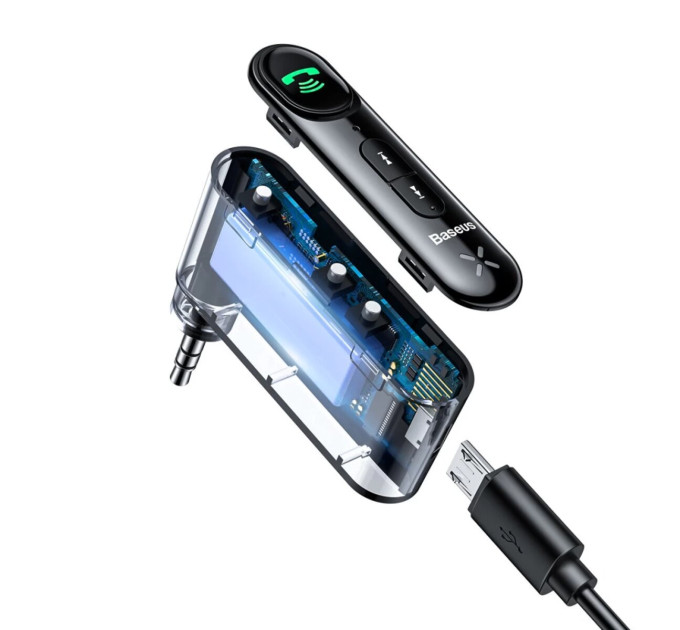 Bluetooth ресивер Baseus BSBA-02 AUX Wireless Audio Receiver Black