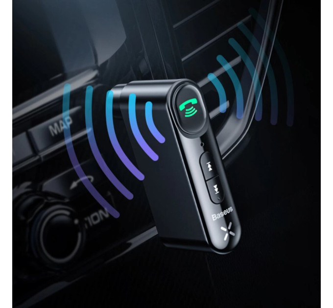 Bluetooth ресивер Baseus BSBA-02 AUX Wireless Audio Receiver Black
