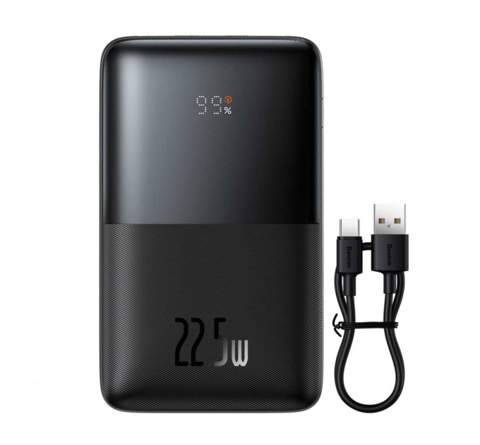 Повербанк Baseus Bipow Pro Digital Display Fast Charge Power Bank 20000mAh 22.5W Black
