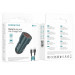 Автомобільний зарядний пристрій BOROFONE BZ19 Wisdom dual port car charger set(Micro) Sapphire Blue