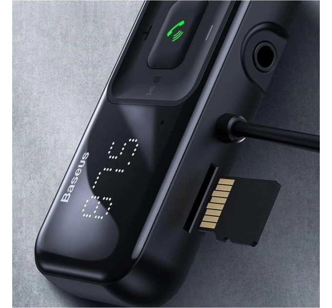 FM-трансмітер Baseus T Shaped S-16 Black