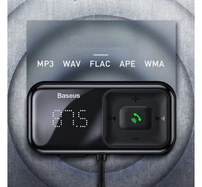 FM-трансмітер Baseus T Shaped S-16 Black