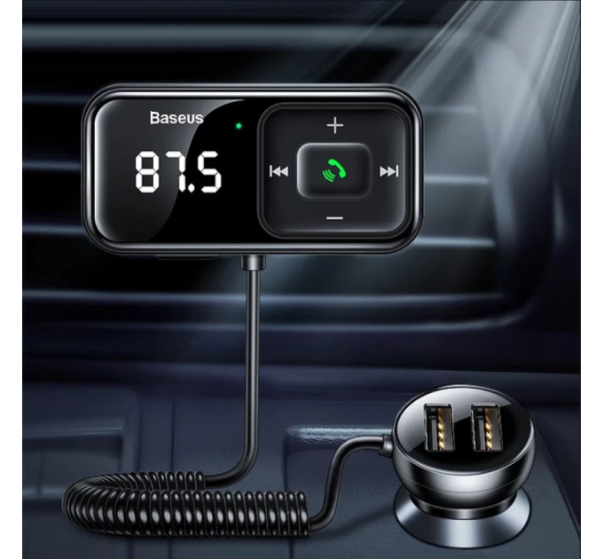 FM-трансмітер Baseus T Shaped S-16 Black