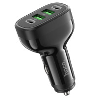 Автомобільний зарядний пристрій HOCO NZ11 Guide PD72W(2C2A) Black