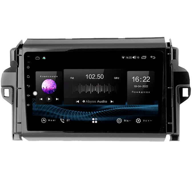 Штатна магнітола Abyss Audio SX-9157 для Toyota Fortuner 2 2015-2018