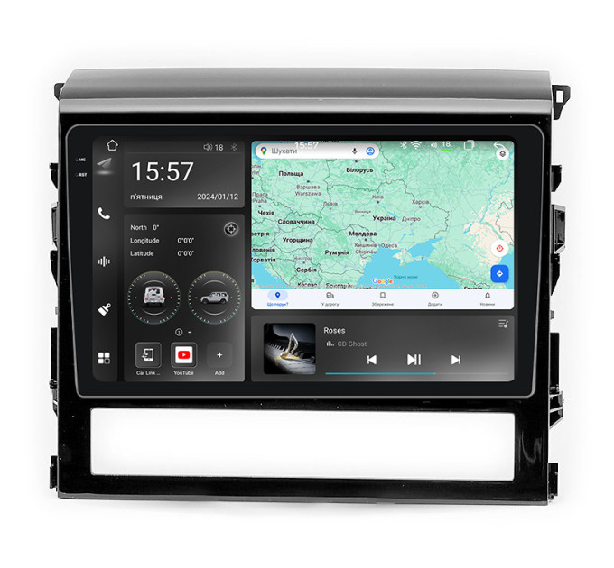 Штатна магнітола Abyss Audio WR-9143 для Toyota LANDCRUISER 200 2016+